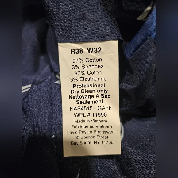 Nautica Modern Fit Two Piece Suit 38R Jacket 32x30 Pants Blue Active Stretch NWT